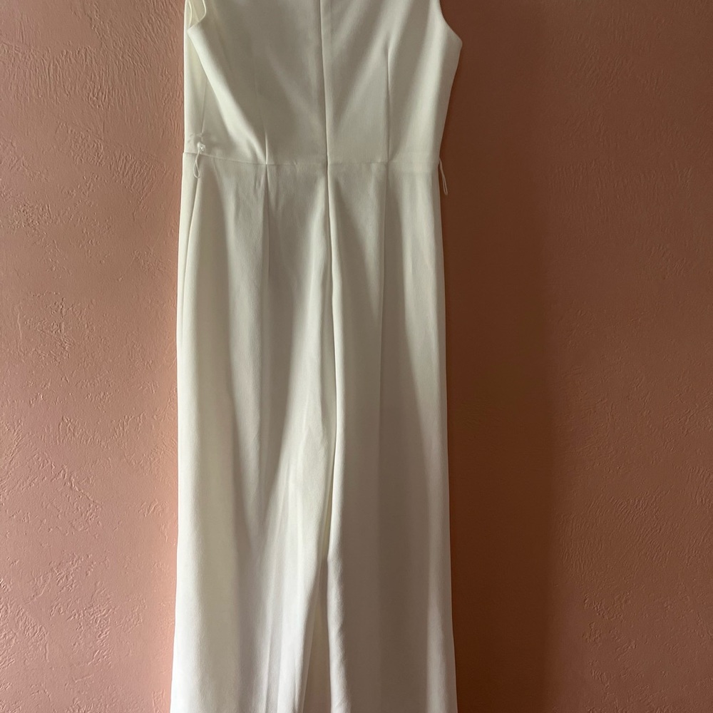 Elegant White Sleeveless jumpsuit - Picture 4 of 13